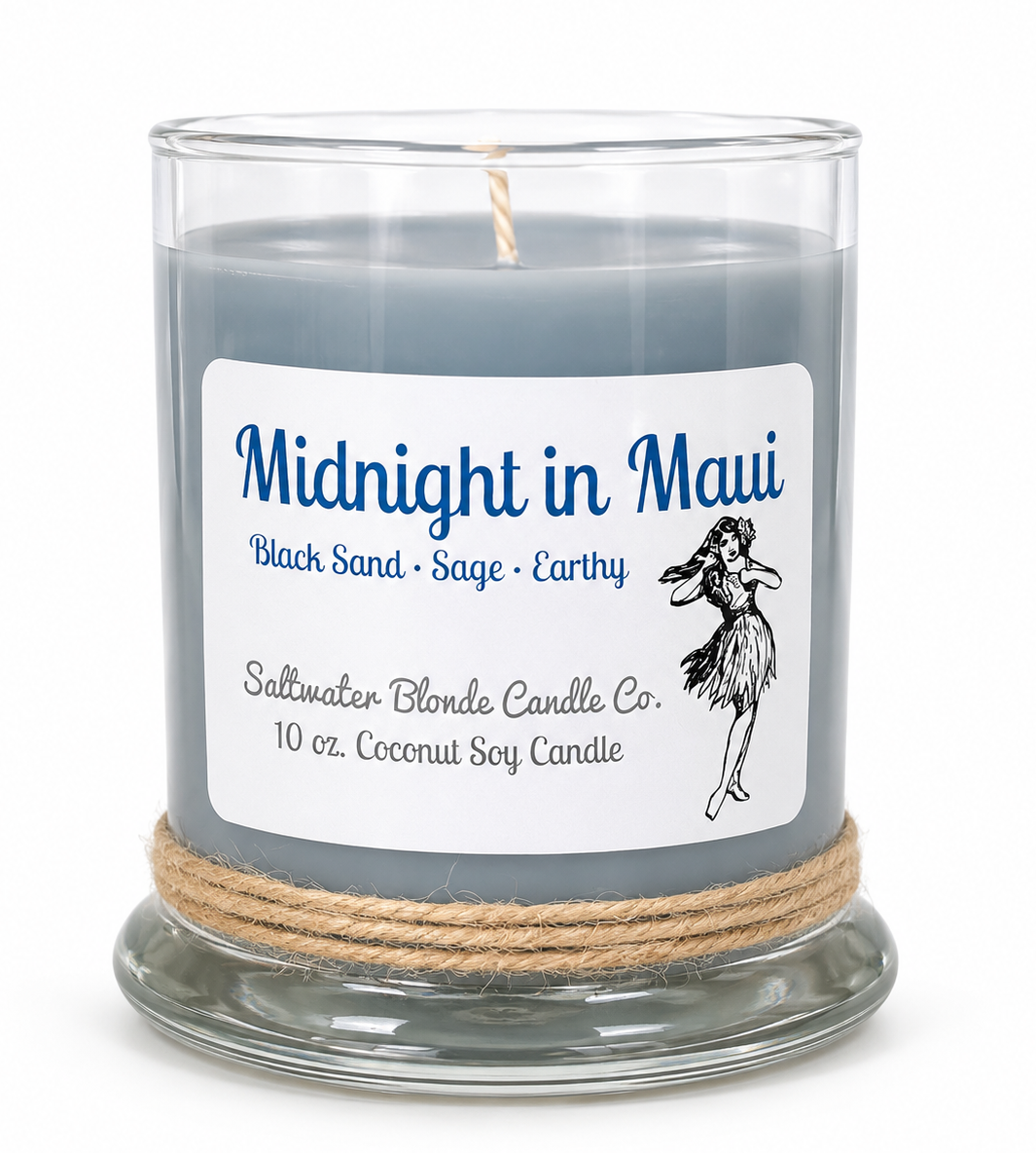 Midnight in Maui 10 oz. Coconut Soy Candle