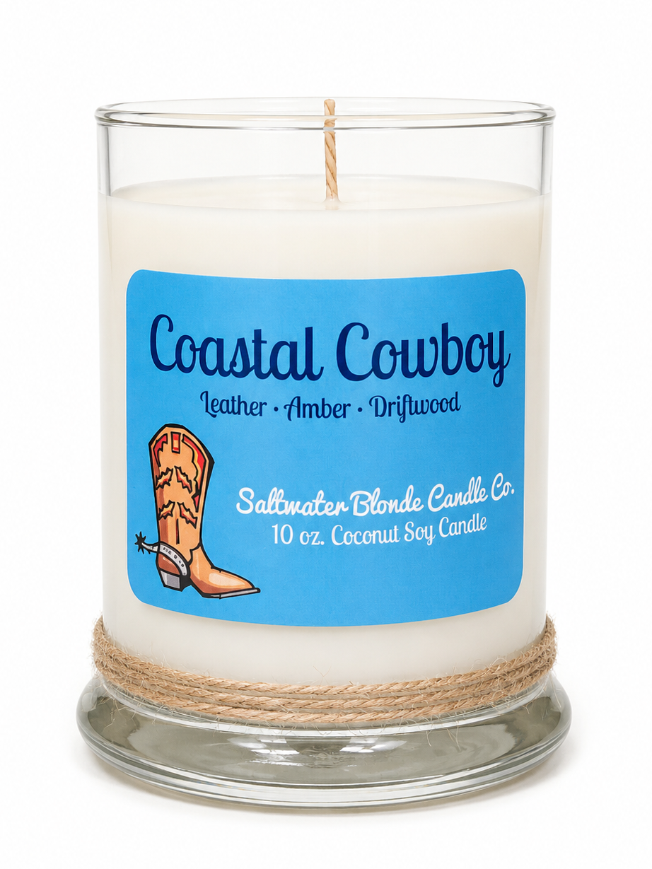 Coastal Cowboy 10 oz. Coconut Soy Candle