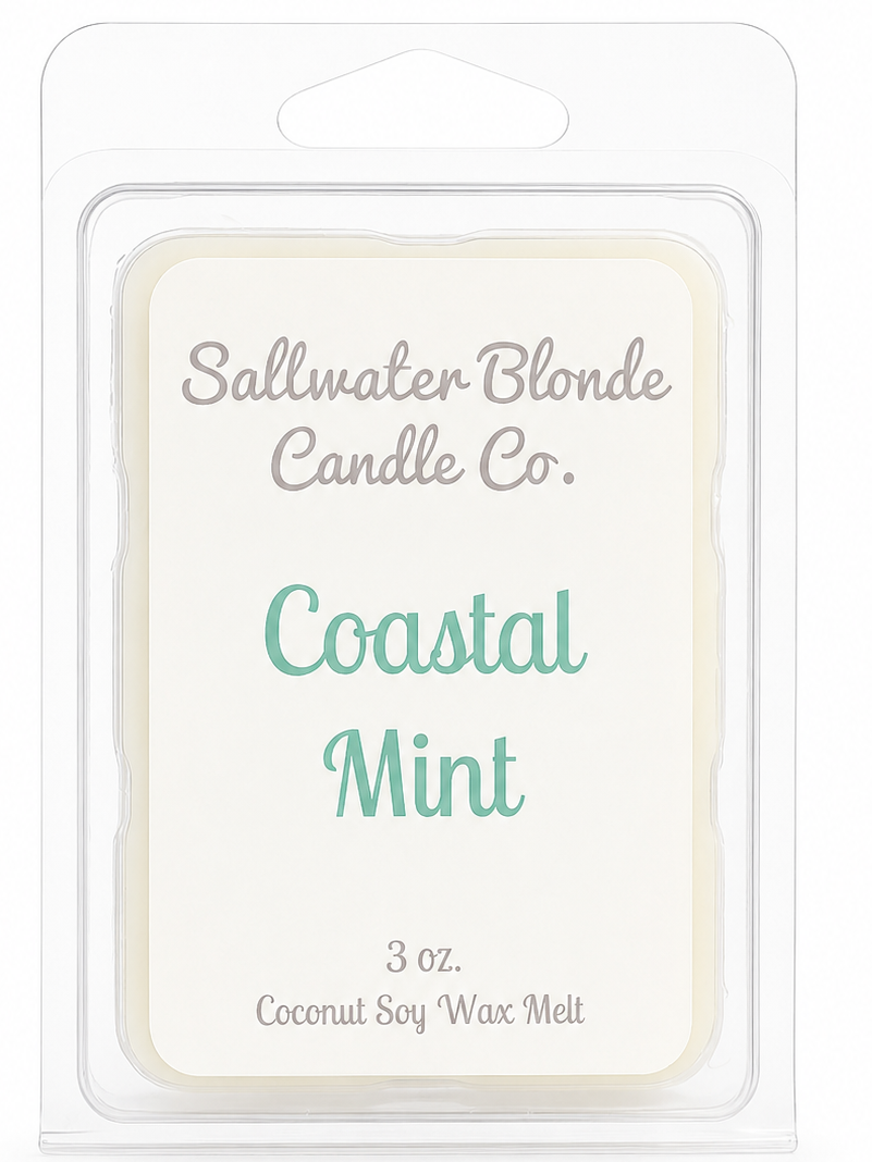 Coastal Mint 3 oz. Coconut Soy Wax Melt