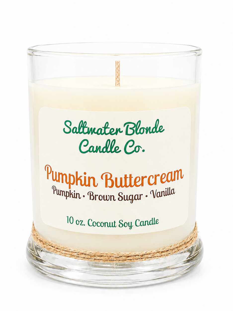 Pumpkin Buttercream 10 oz. Coconut Soy Candle