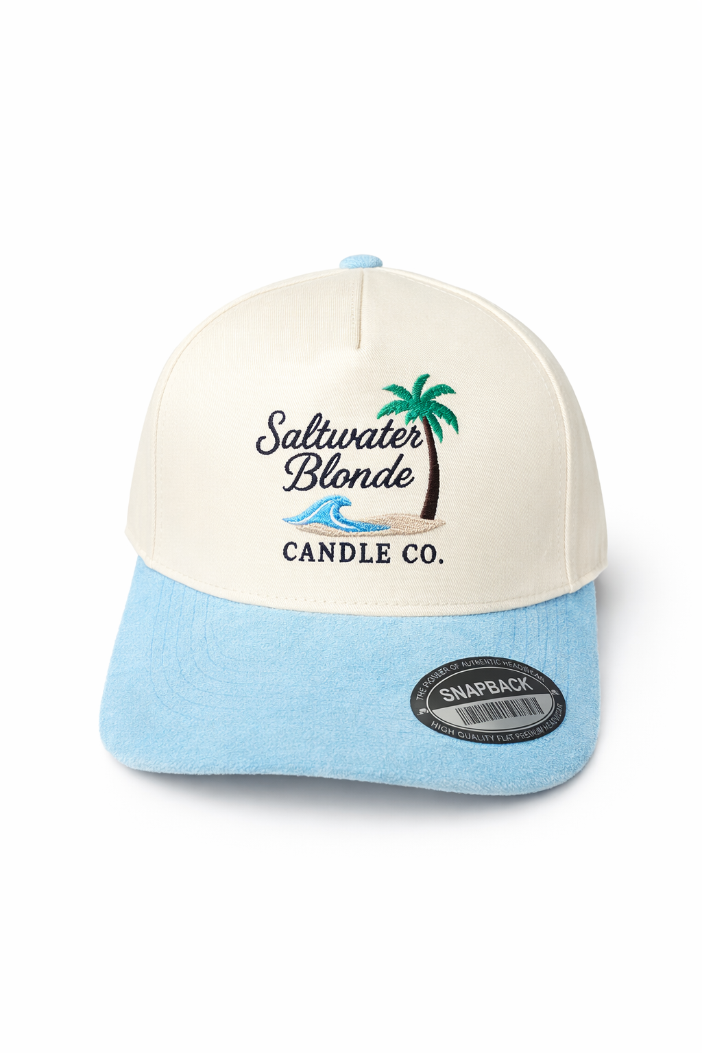 Women's Snapback Hat - Sky Blue